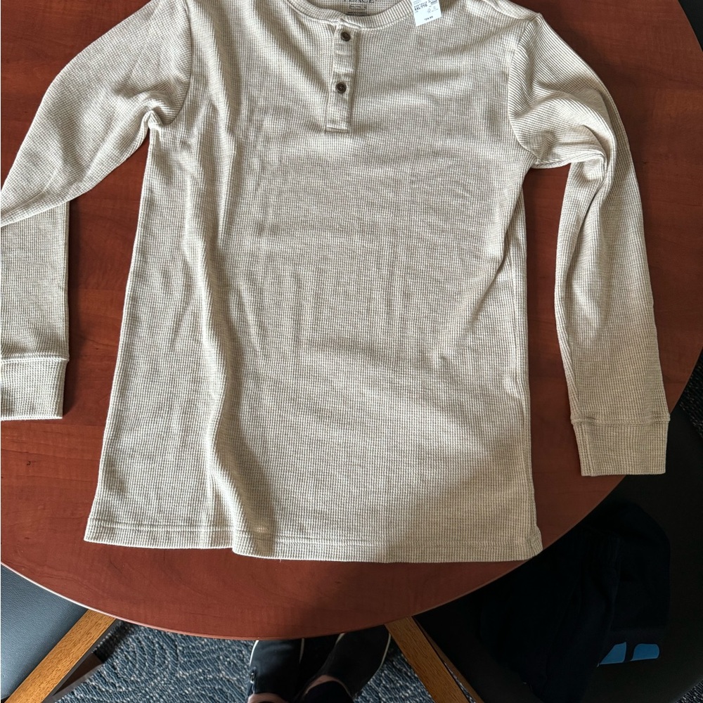 Boys Henley Thermal Top